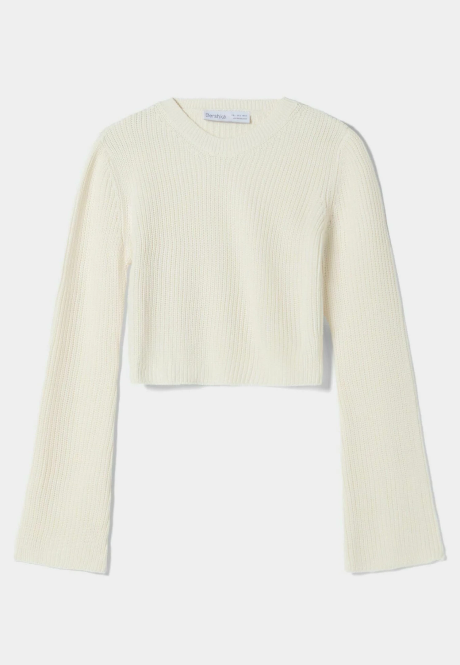 BERSHKA Round Neck - Pullover - Beige 7 BERSHKA Round Neck - Pullover - Beige â Image 5