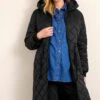 Next Maternity Longline Quilted With Hood Standard - Manteau D'Hiver - Black -Next Soldes cd57d7b3c5544e2d89ad7edcc29ccfcf