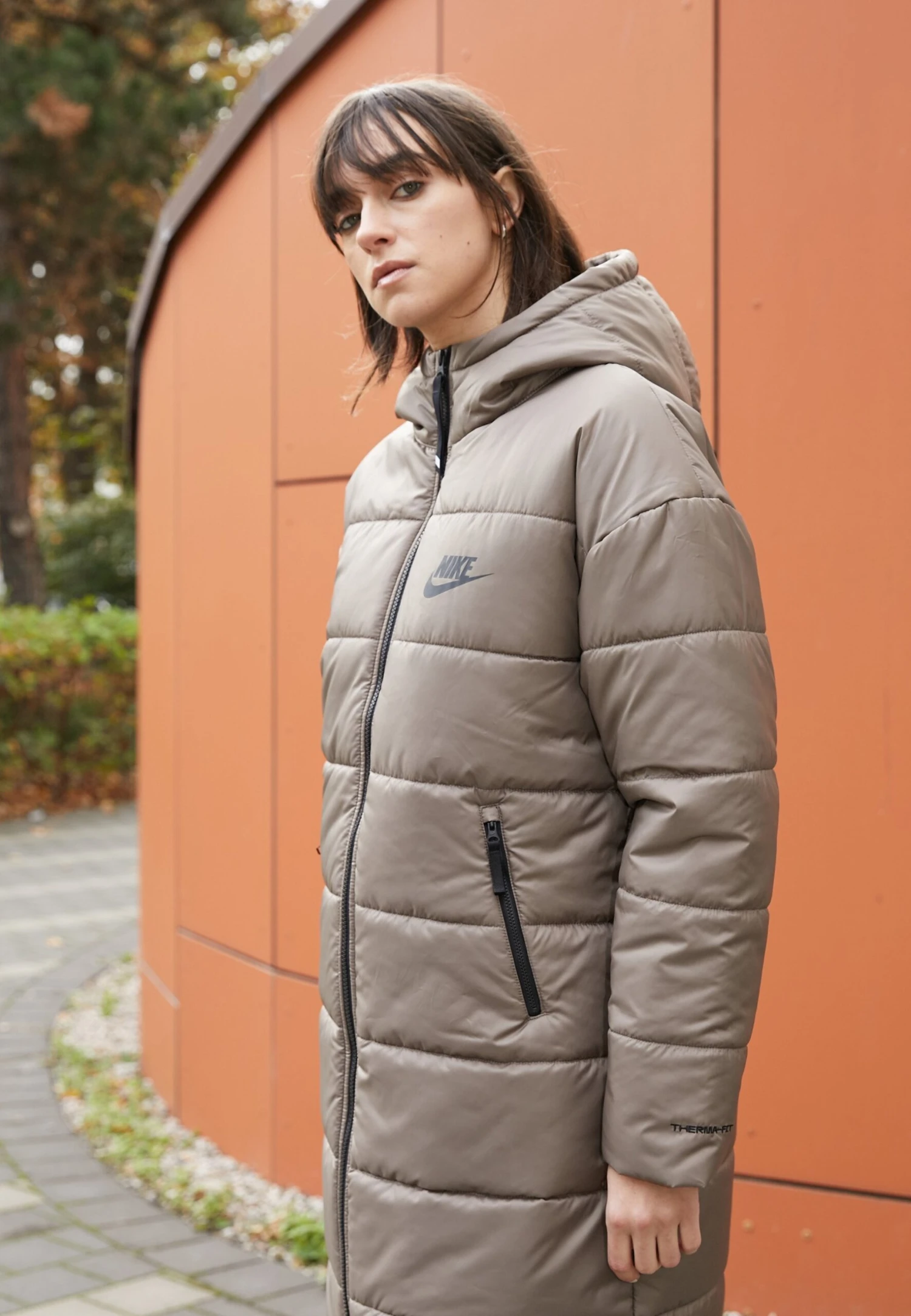 Nike Sportswear Manteau D'Hiver - Olive Grey/Black 3 Nike Sportswear Manteau D'Hiver - Olive Grey/Black