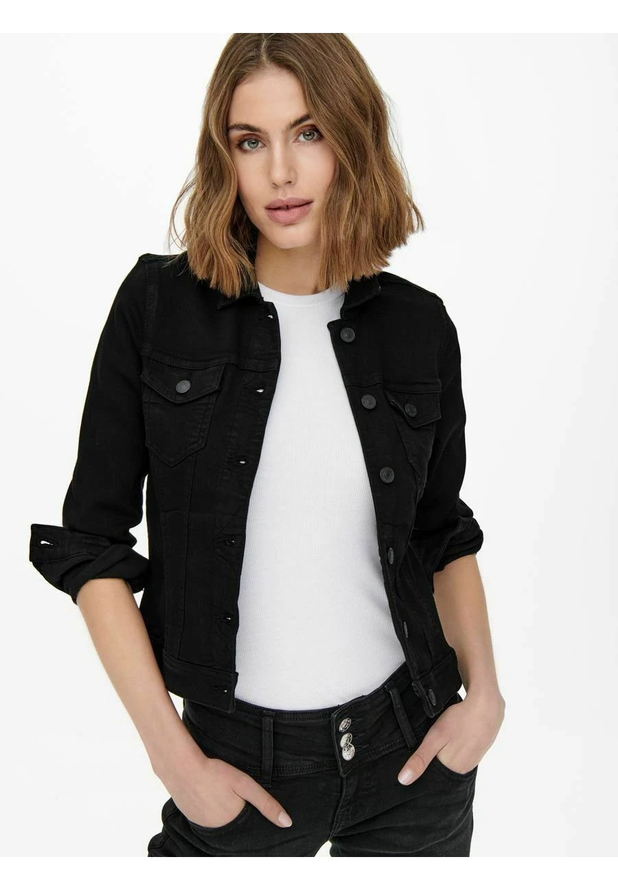 ONLY Veste En Jean - Black Denim 7 ONLY Veste En Jean - Black Denim – Image 5