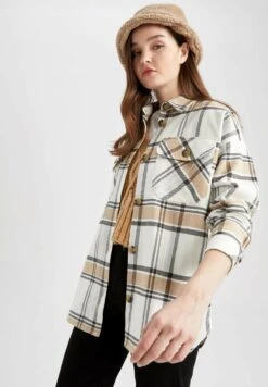 DeFacto Shacket - Veste Légère - Grey