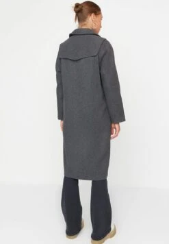 Trendyol Manteau Classique - Grey 9 Trendyol Manteau Classique - Grey -Next Soldes ce8760d0b5b04eb692f28b25608d7571