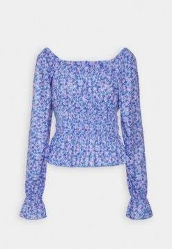 Pieces Pcgweno Squre Neck - T-Shirt À Manches Longues - Granada Sky/Vista Blue -Next Soldes ce8babd0ee2a49aaa0213bf3e5c712d1