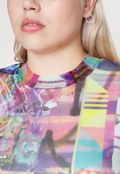 Nmcarrie Highneck - T-Shirt À Manches Longues - Festival Fuchsia/ -Next Soldes ceaeaf44c6bb4297933bd8764f7019a7