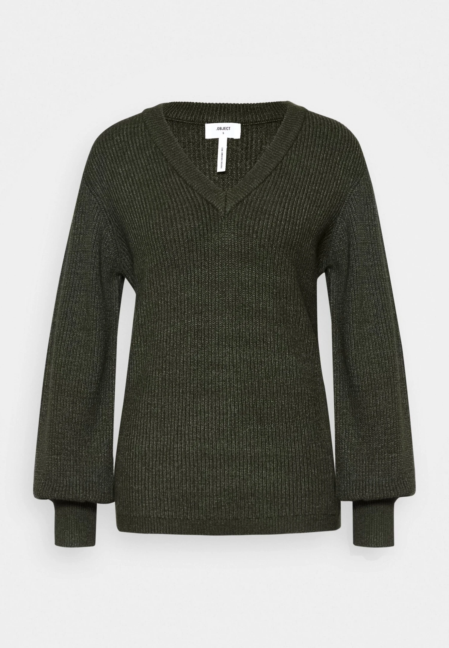 Object Objmalena L/S - Pullover - Duffel Melange 7 Object Objmalena L/S - Pullover - Duffel Melange â Image 5