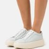 Calvin Klein Bubble Cupsole Lace Up - Baskets Basses - Pearl Blue -Next Soldes cf3cda88a86e456686b3864523b1862d