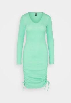 Pieces Pcbendy Ruching Dress - Robe De Jour - Irish Green -Next Soldes cf8c8b9e994947eead23317ba347b511