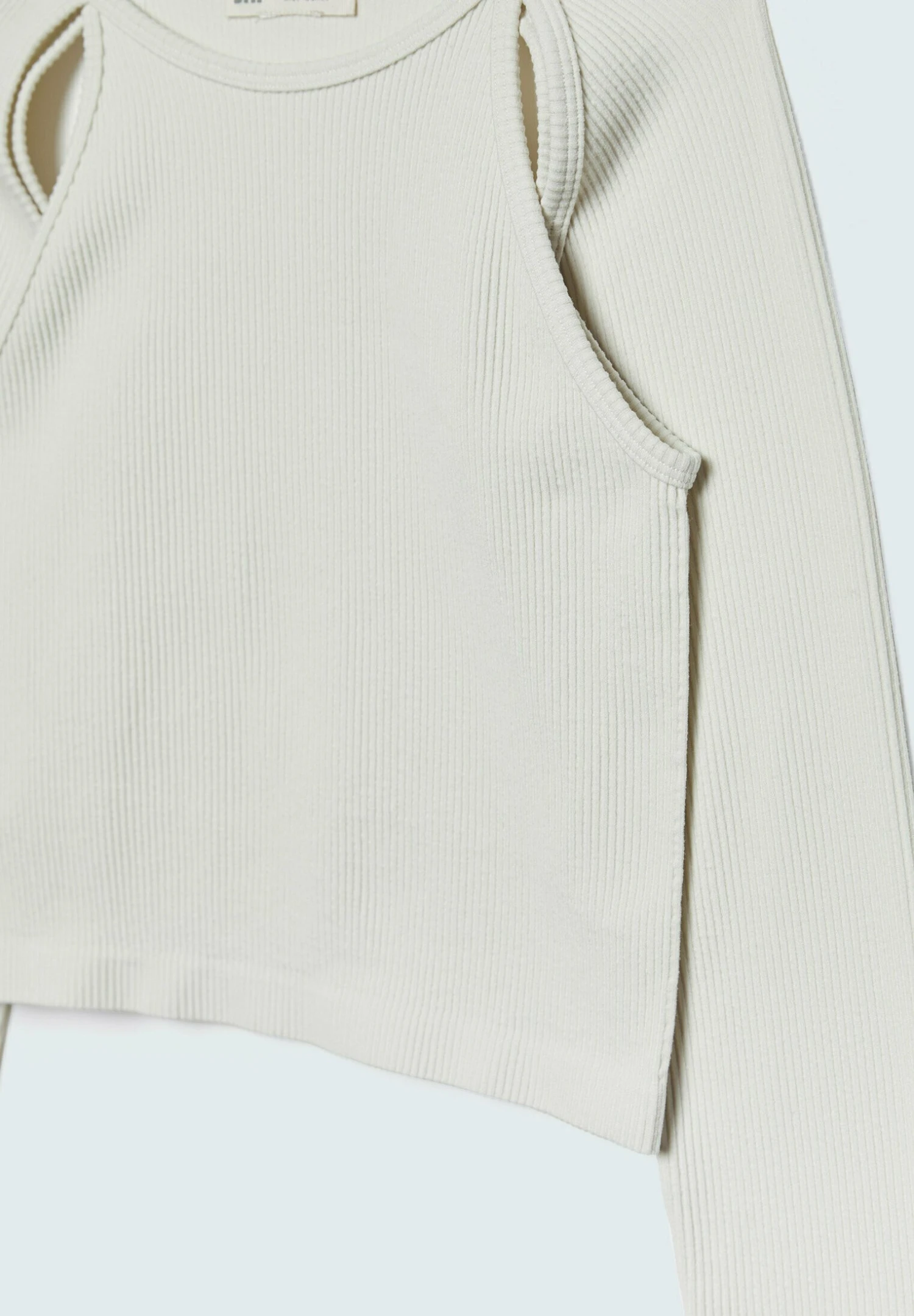 Stradivarius Seamless Arm Warmers - T-Shirt À Manches Longues - Off White 8 Stradivarius Seamless Arm Warmers - T-Shirt À Manches Longues - Off White – Image 6