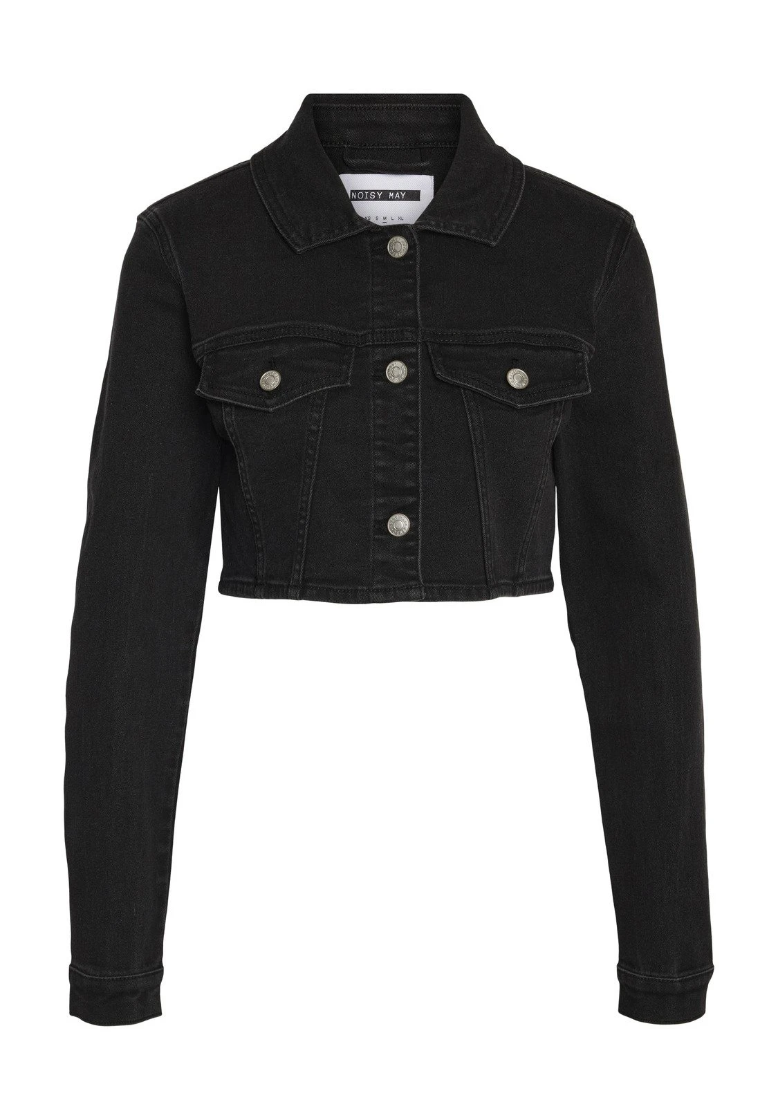 Noisy May Nmjulia Crop Jacket - Veste En Jean - Black Denim 7 Noisy May Nmjulia Crop Jacket - Veste En Jean - Black Denim – Image 5