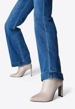 Bottines À Talons Hauts - Light Grey