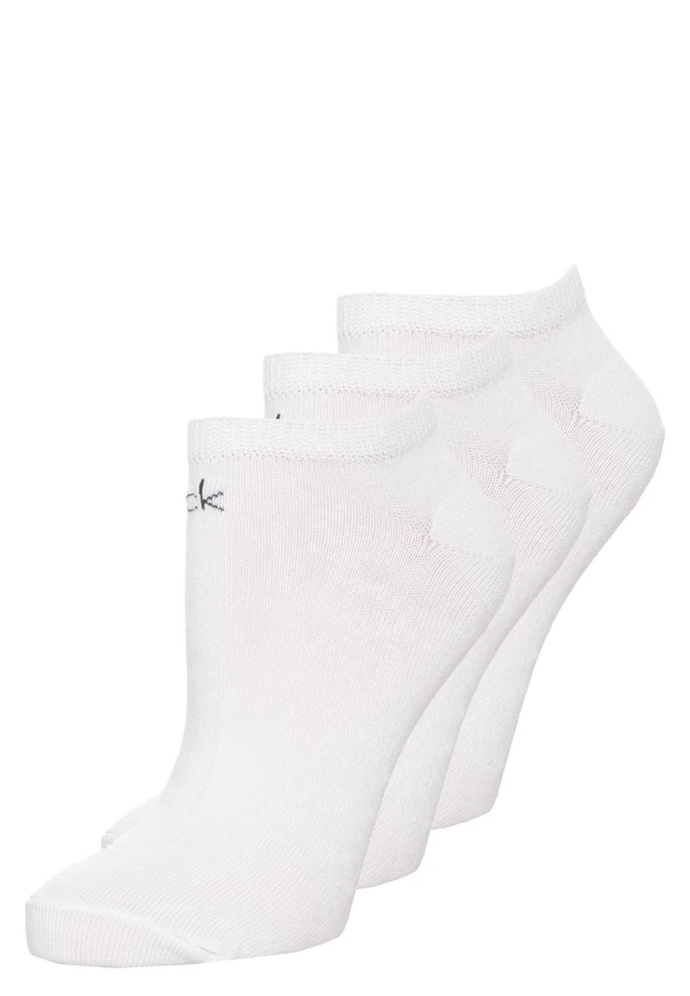 CALVIN KLEIN UNDERWEAR Women Liner Logo 3 Pack - Chaussettes - White 3 CALVIN KLEIN UNDERWEAR Women Liner Logo 3 Pack - Chaussettes - White