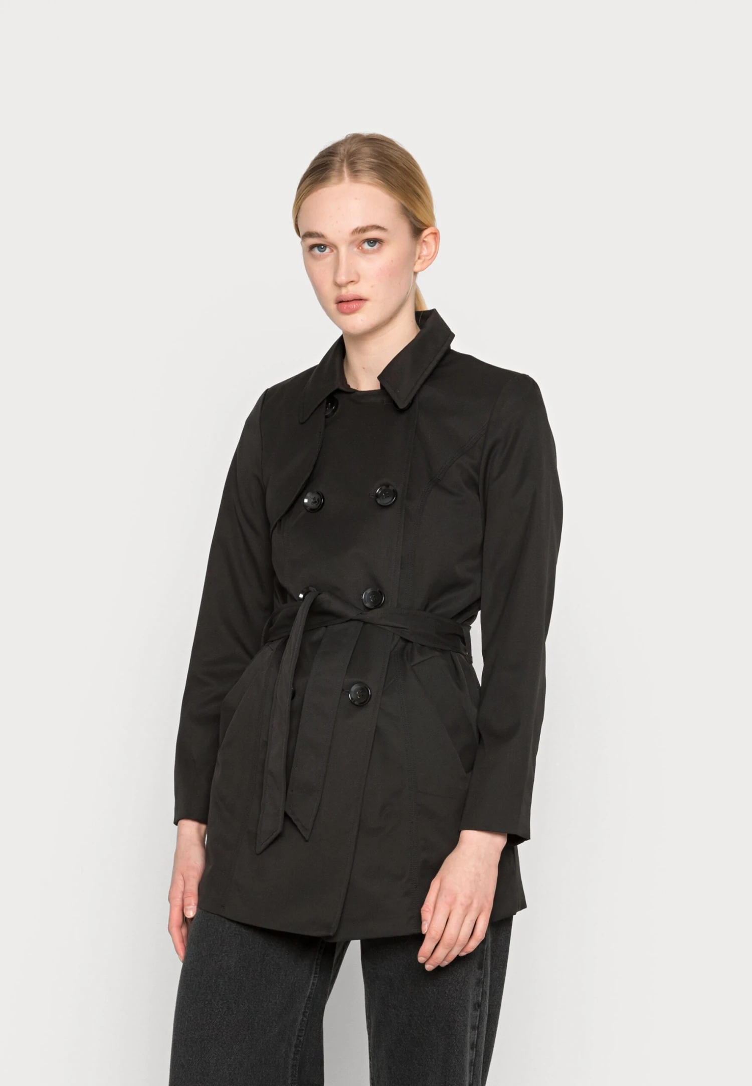 ONLY Onlvalerie - Trench - Black 3 ONLY Onlvalerie - Trench - Black