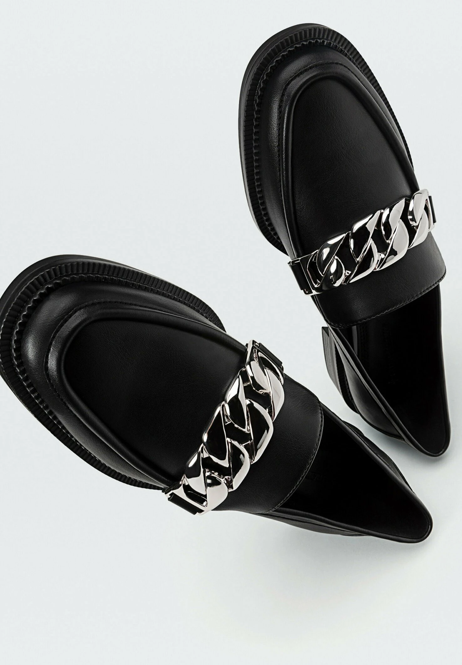 Stradivarius Mit Kette - Mocassins - Black 7 Stradivarius Mit Kette - Mocassins - Black – Image 5