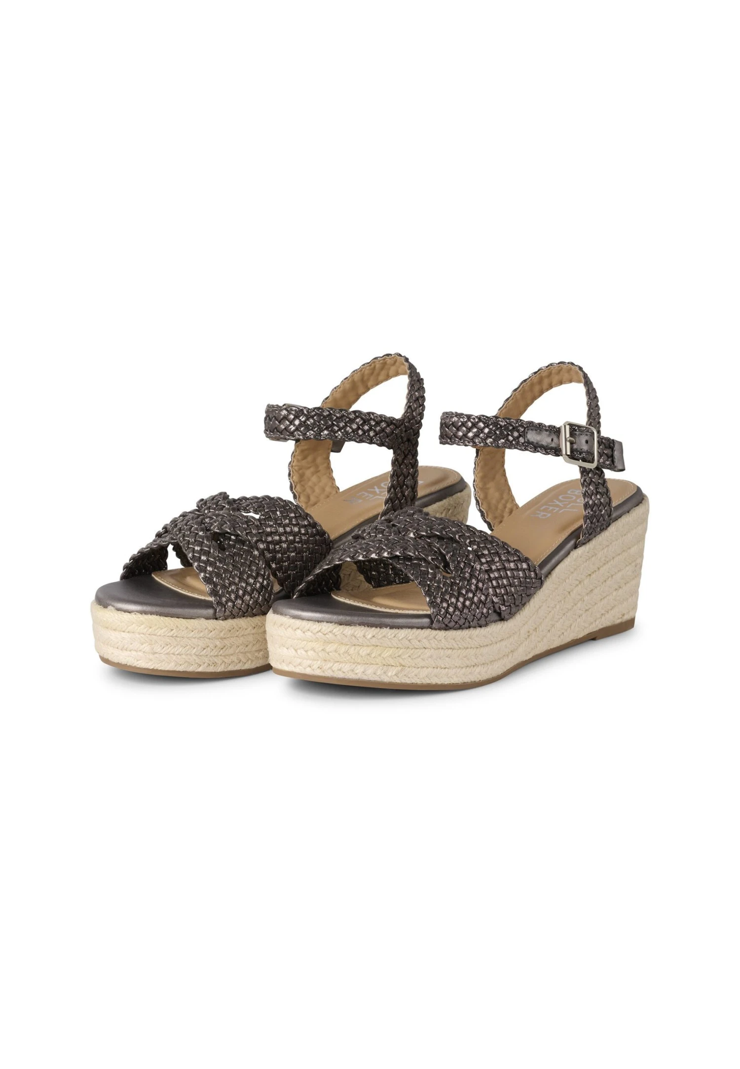 Bullboxer Espadrilles - Gun Metal 4 Bullboxer Espadrilles - Gun Metal – Image 2