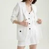 DeFacto Blazer - White -Next Soldes d1bf28fa300f4515a093c5781f52dedb