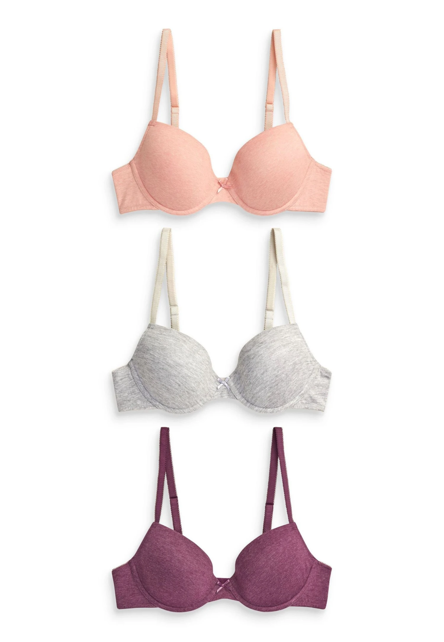 Next Carrie Light Pad Plunge 3 Pack - Soutien-Gorge À Armatures - Pink 3 Next Carrie Light Pad Plunge 3 Pack - Soutien-Gorge À Armatures - Pink