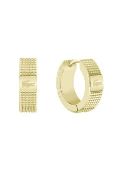 Lacoste Stencil - Boucles D'Oreilles - Gold-Coloured