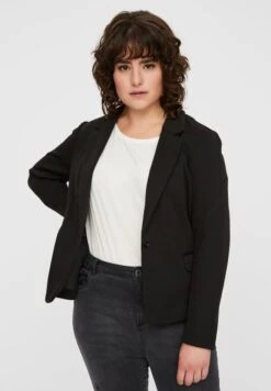 Vero Moda Curve Vmjulia Ls Dnm Curve - Blazer - Black