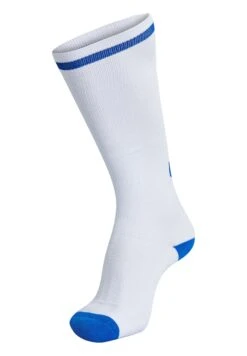 Hummel Elite Indoor - Chaussettes Hautes - White/True Blue -Next Soldes d2e550b59d0f40e6a087286bdda8262c