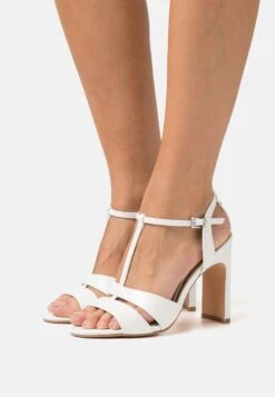Buffalo Vegan Jean Cage - Sandales À Talons Hauts - White
