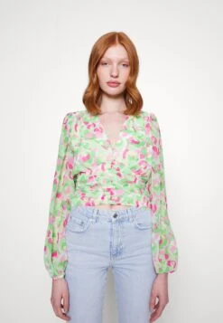 Gina Tricot Mia Blouse - T-Shirt À Manches Longues - Flowerfield