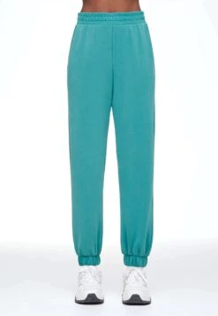 Oysho Weiche Mit - Pantalon De Survêtement - Turquoise