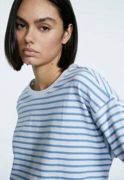 Stradivarius Gestreiftes - T-Shirt À Manches Longues - Light Blue 13 Stradivarius Gestreiftes - T-Shirt À Manches Longues - Light Blue -Next Soldes d43f865095124920852c1756cdb778d0