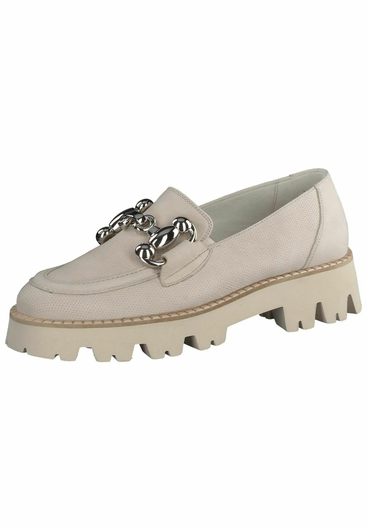 Paul Green Slipper - Mocassins - Sportnubuk Sand Perf 4 Paul Green Slipper - Mocassins - Sportnubuk Sand Perf – Image 2