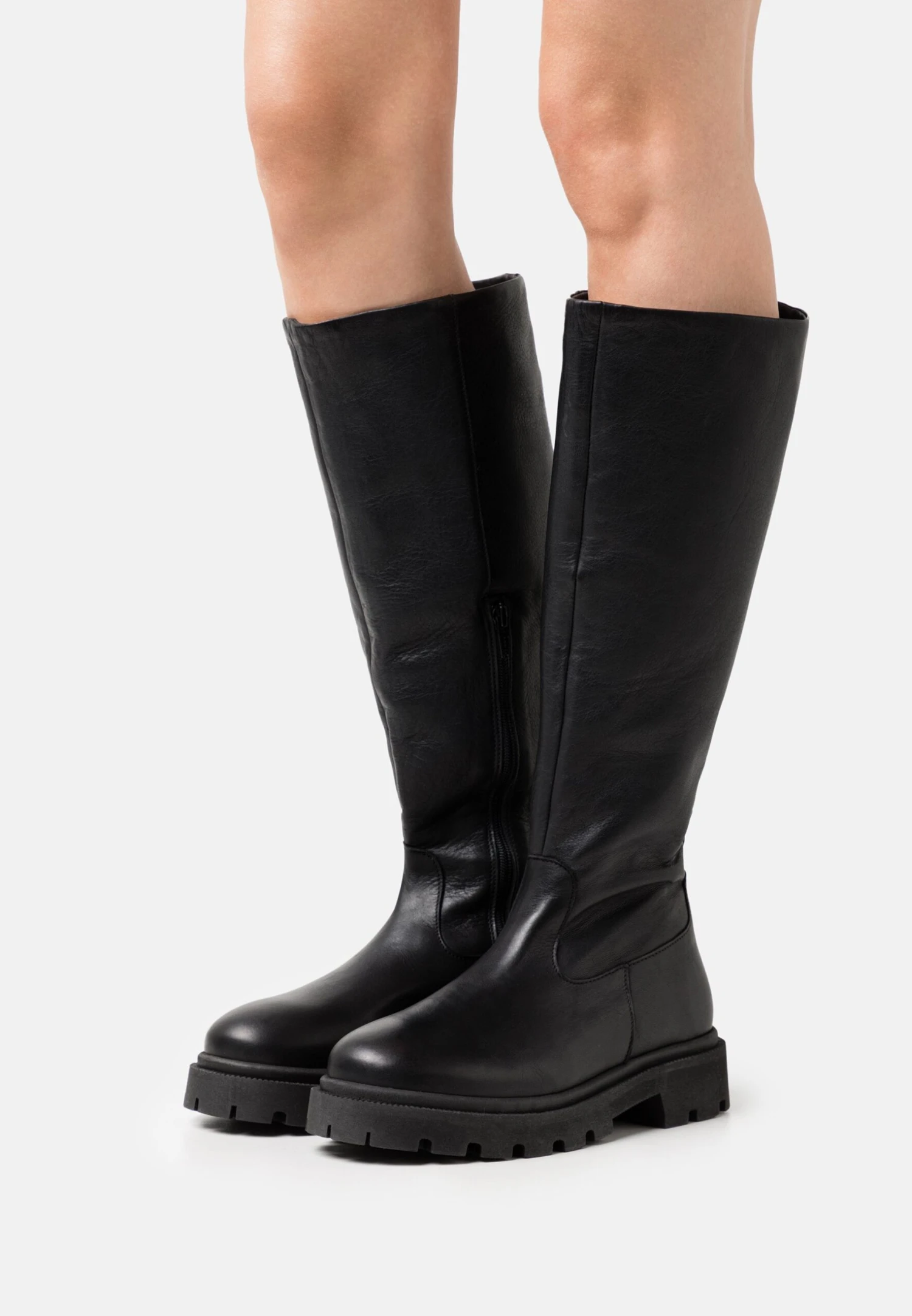 Selected Femme Emma - Bottes À Plateau - Black 3 Selected Femme Emma - Bottes À Plateau - Black