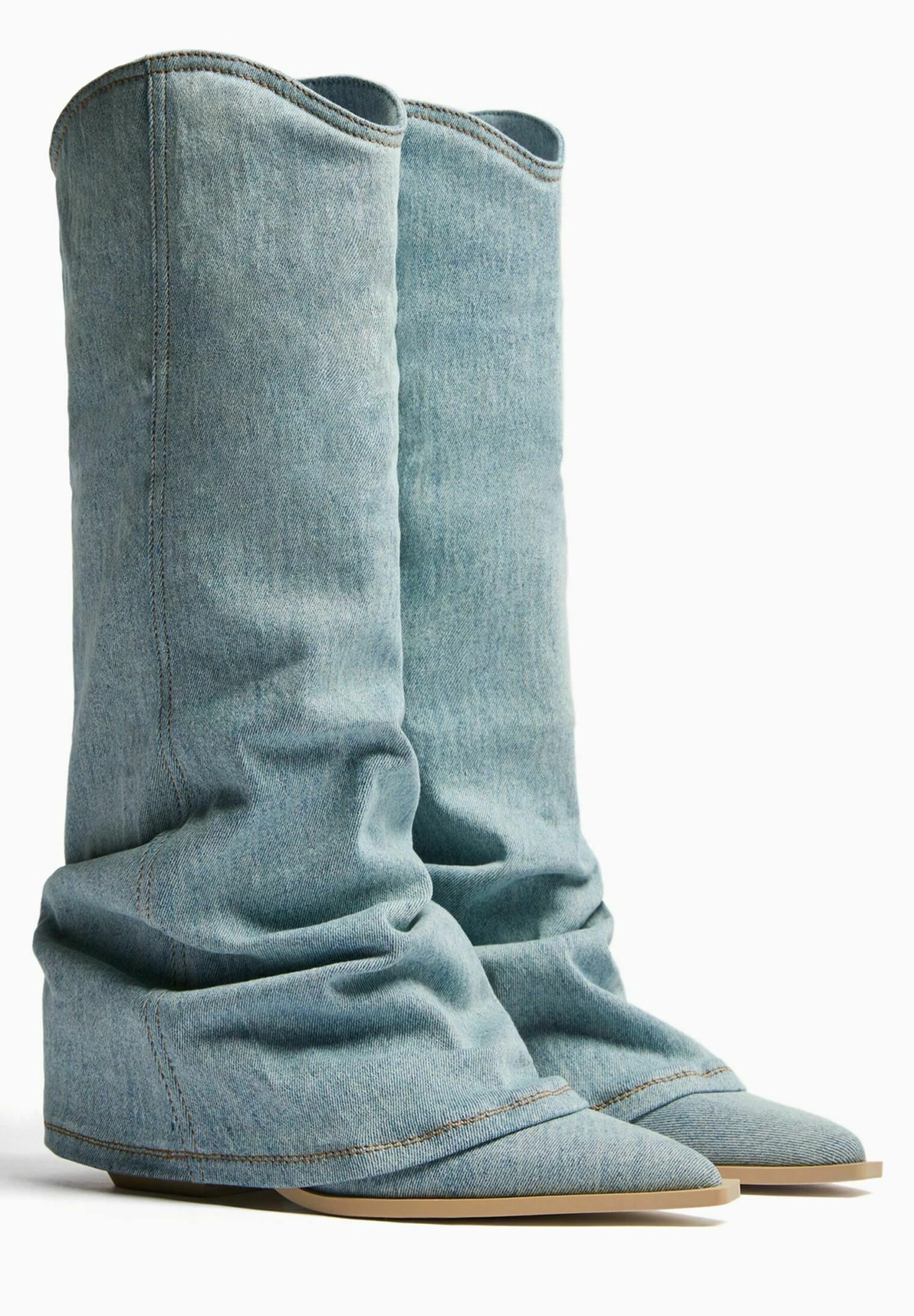 BERSHKA Santiags - Blue 5 BERSHKA Santiags - Blue – Image 3