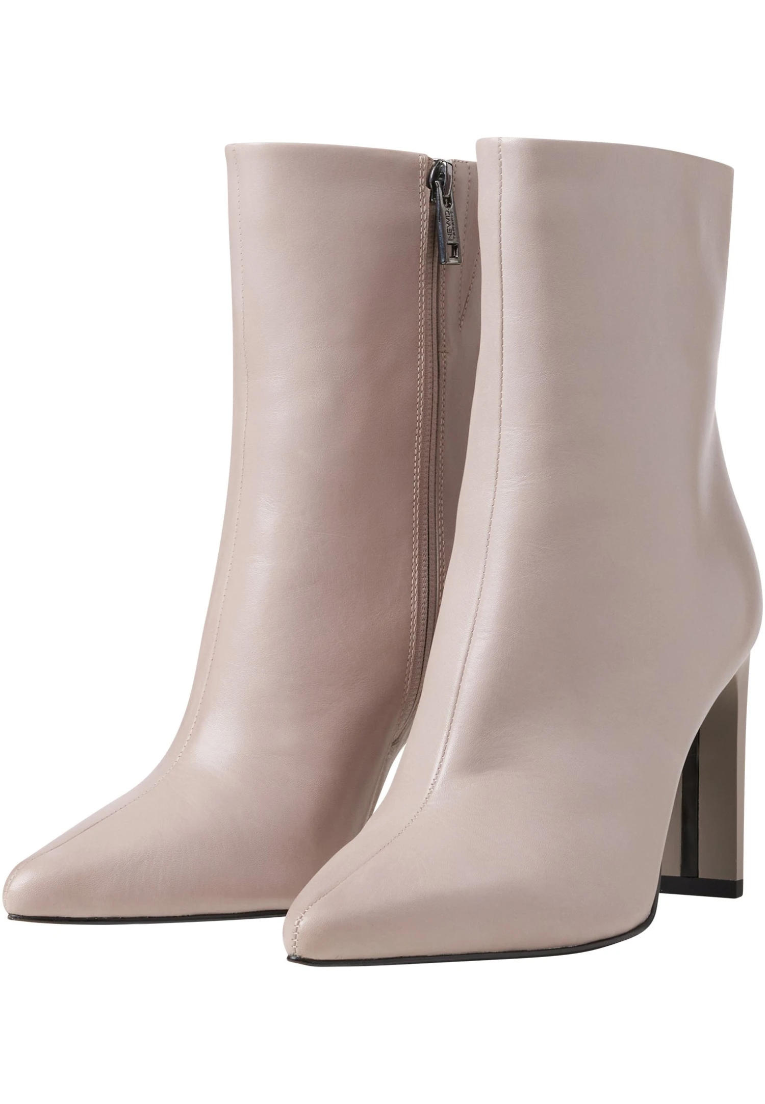 Bottines À Talons Hauts - Light Grey 5 Bottines À Talons Hauts - Light Grey – Image 3