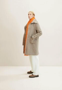 Tom Tailor Manteau Classique - Offwhite Beige Twill Structure -Next Soldes d5652d05b56c482b927e0f476eb5da28