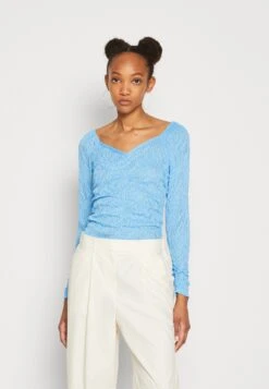 Yasbelana Bodystocking - T-Shirt À Manches Longues - Bonnie Blue