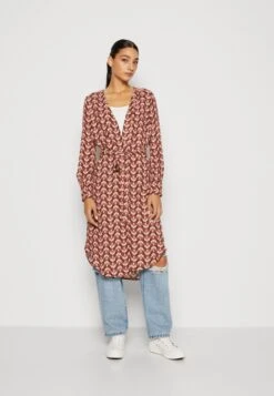 Vero Moda Vmeasy Long Kimono - Veste Légère - Mahogony