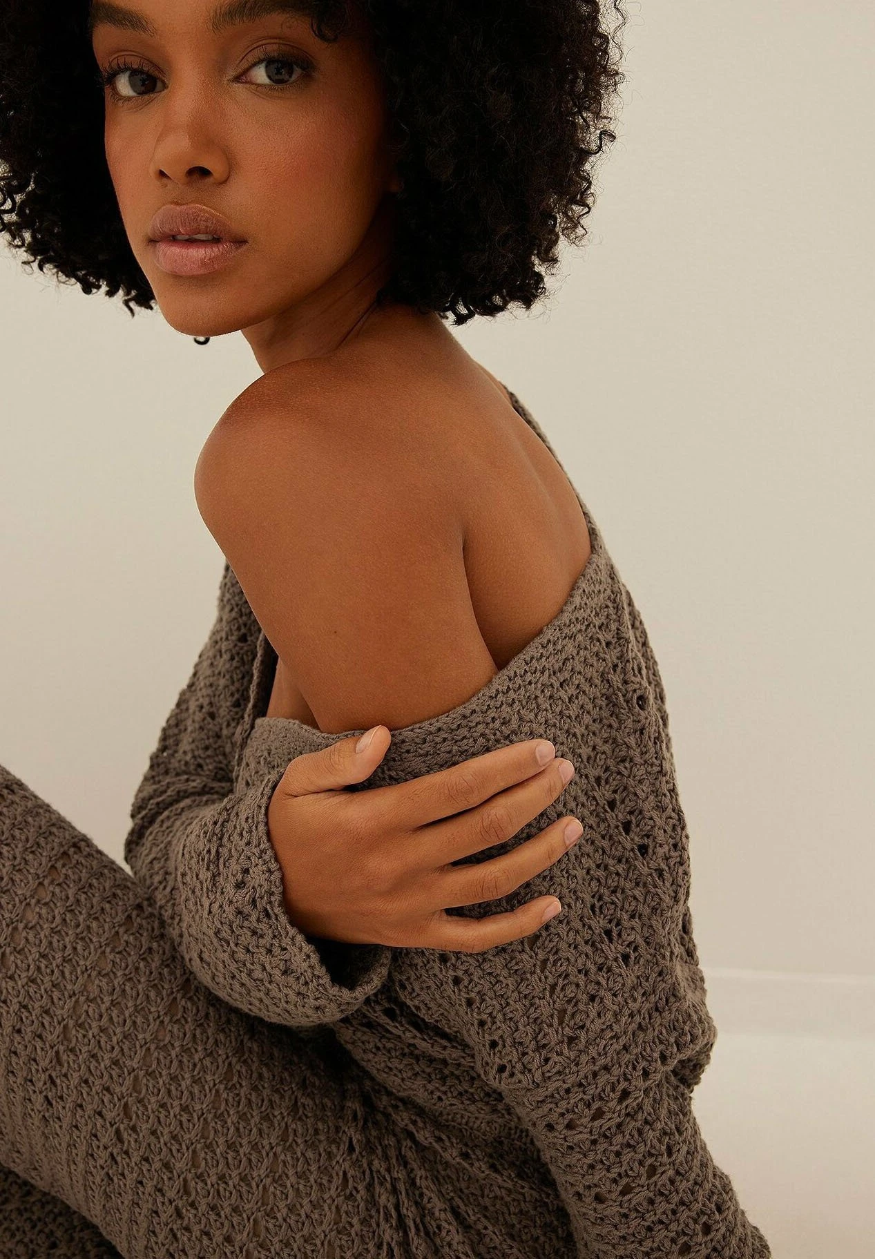 NA-KD V-Neck - Gilet - Brown 6 NA-KD V-Neck - Gilet - Brown – Image 4