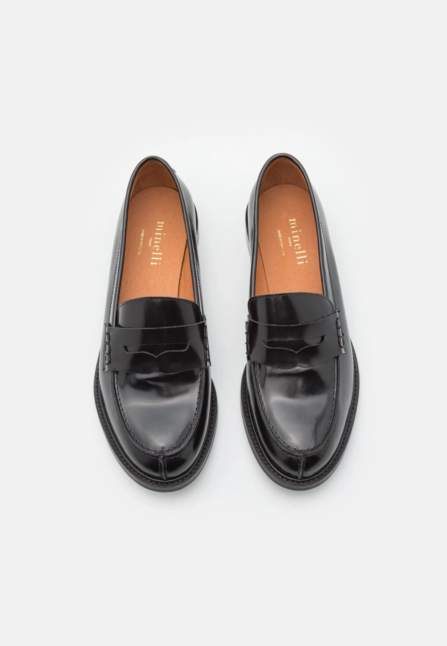 Minelli Mocassins - Black 8 Minelli Mocassins - Black – Image 6