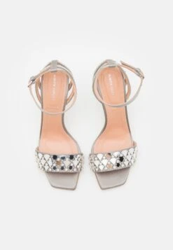 Alberta Ferretti Embroideries - Sandales À Talons Hauts - Fantasy Grey -Next Soldes d650587bd5cc403abda254de7bb129a3