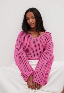 NA-KD Pullover - Pink 9 NA-KD Pullover - Pink -Next Soldes d8ca3c29282e42ec9e8caaba5d995654
