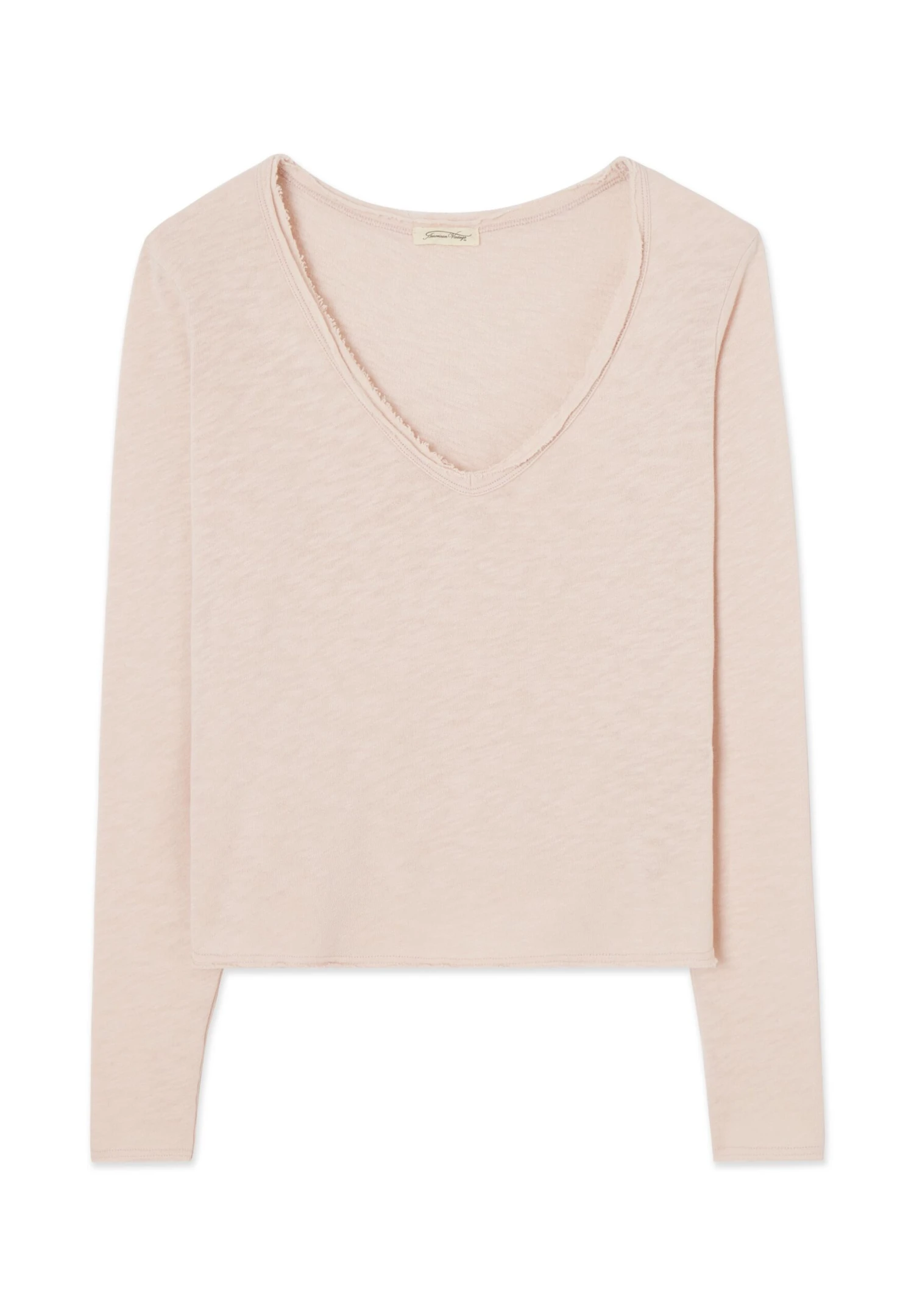 American Vintage Ml Col V - T-Shirt À Manches Longues - Perle Vintage 7 American Vintage Ml Col V - T-Shirt À Manches Longues - Perle Vintage – Image 5