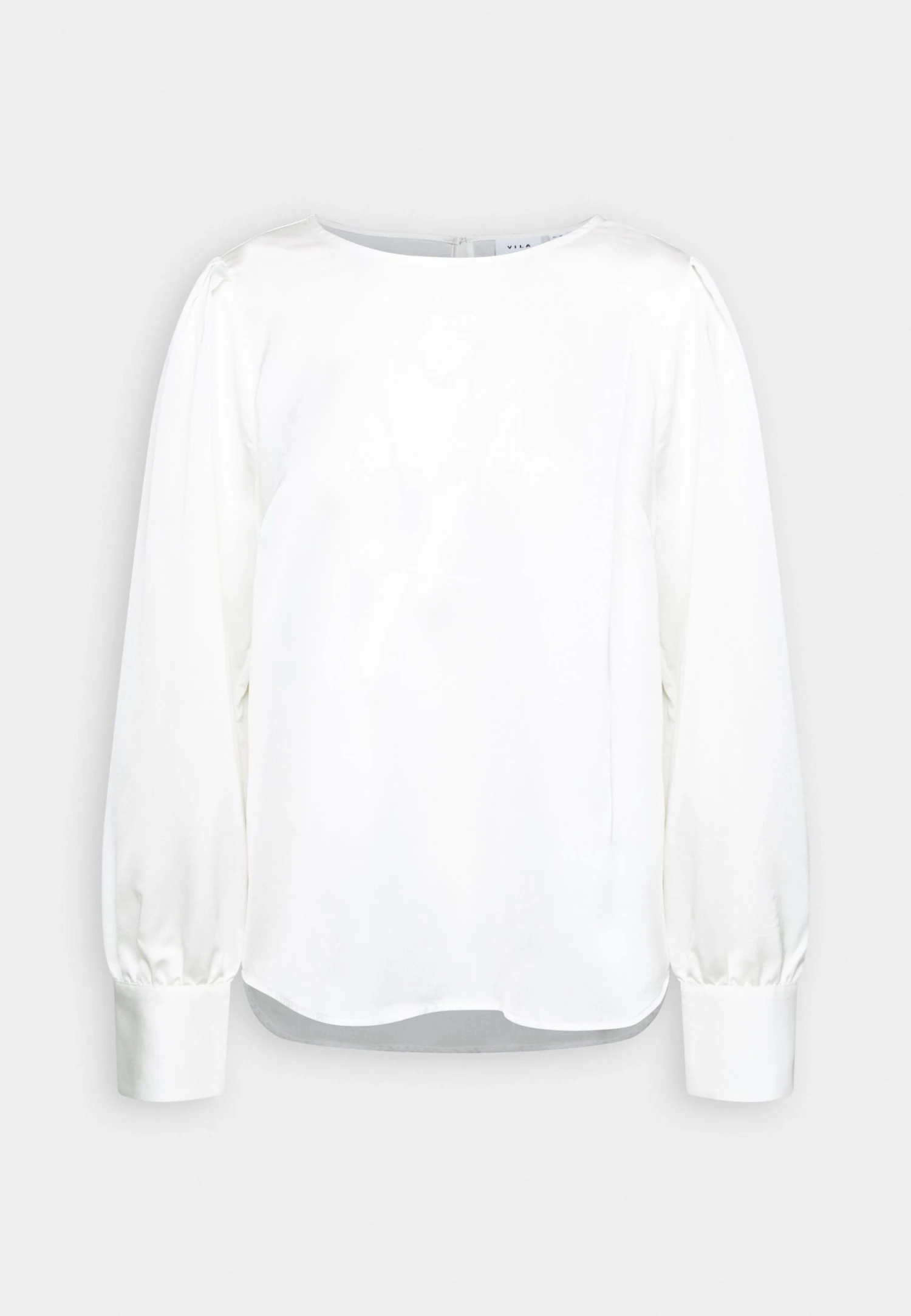 Vila Viellette O Neck - T-Shirt À Manches Longues - Snow White 6 Vila Viellette O Neck - T-Shirt À Manches Longues - Snow White – Image 4