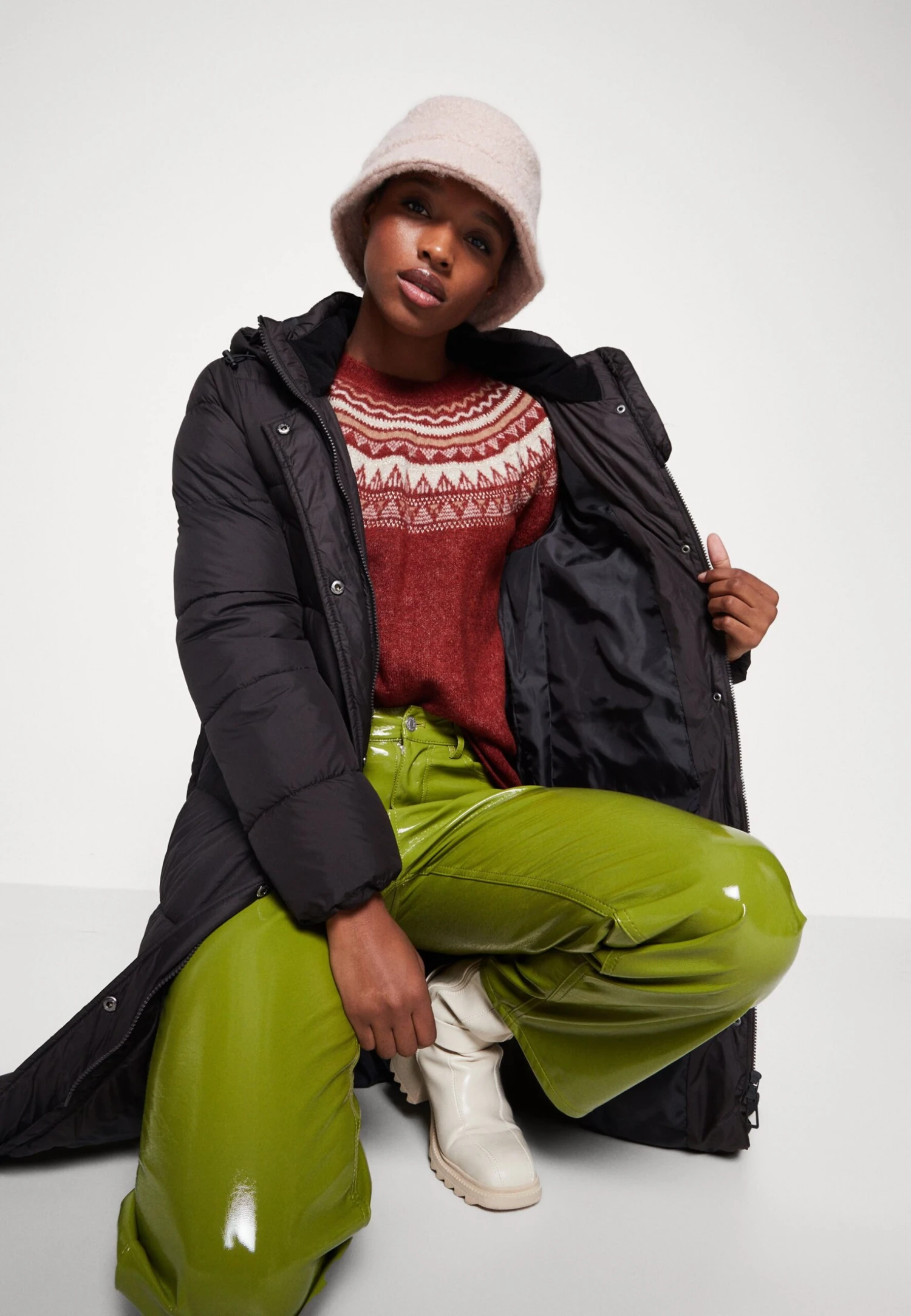 ONLY Onlcammie X- Long Quilted - Manteau D'Hiver - Black 6 ONLY Onlcammie X- Long Quilted - Manteau D'Hiver - Black – Image 4