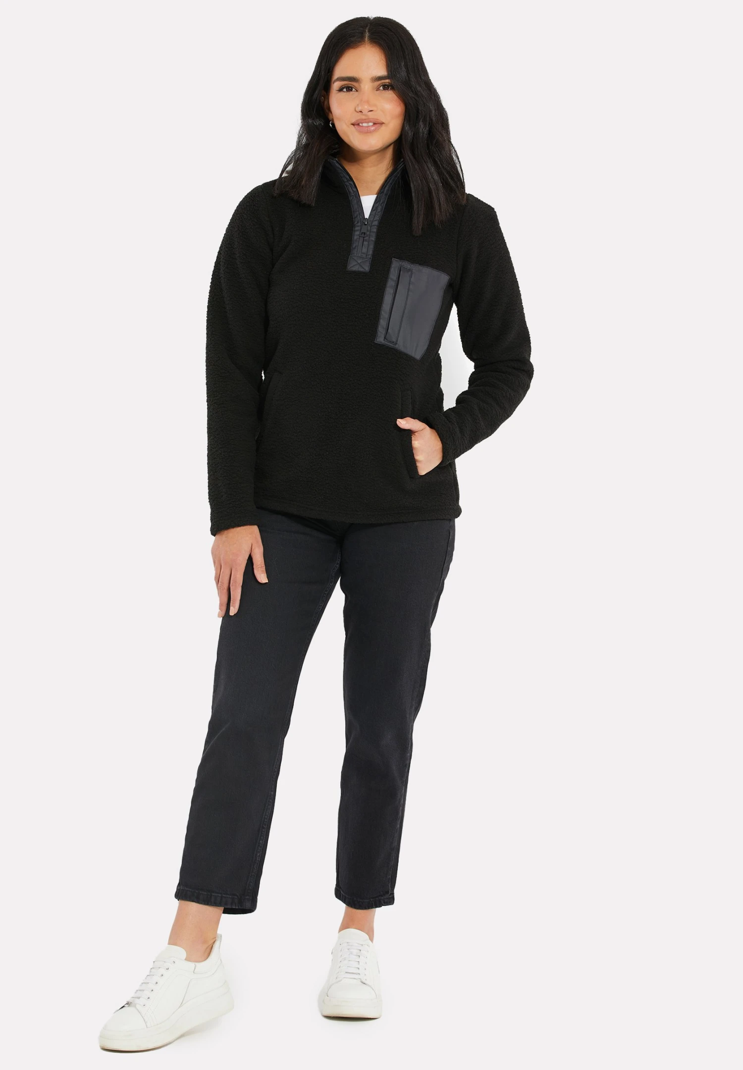 Threadbare Sweat Polaire - Black 4 Threadbare Sweat Polaire - Black â Image 2