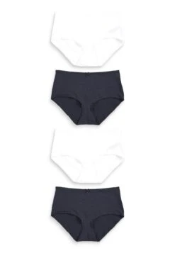 Next Rich Knickers 4 Pack Midi - Slip - Navy Blue White -Next Soldes da89e3cc3cef4996a8f7b21cfe6194e8