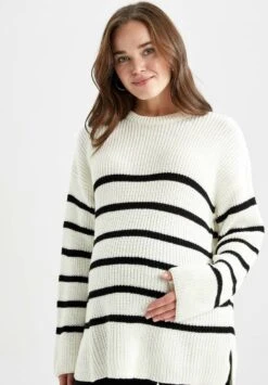 DeFacto Standart Fit - Pullover - White