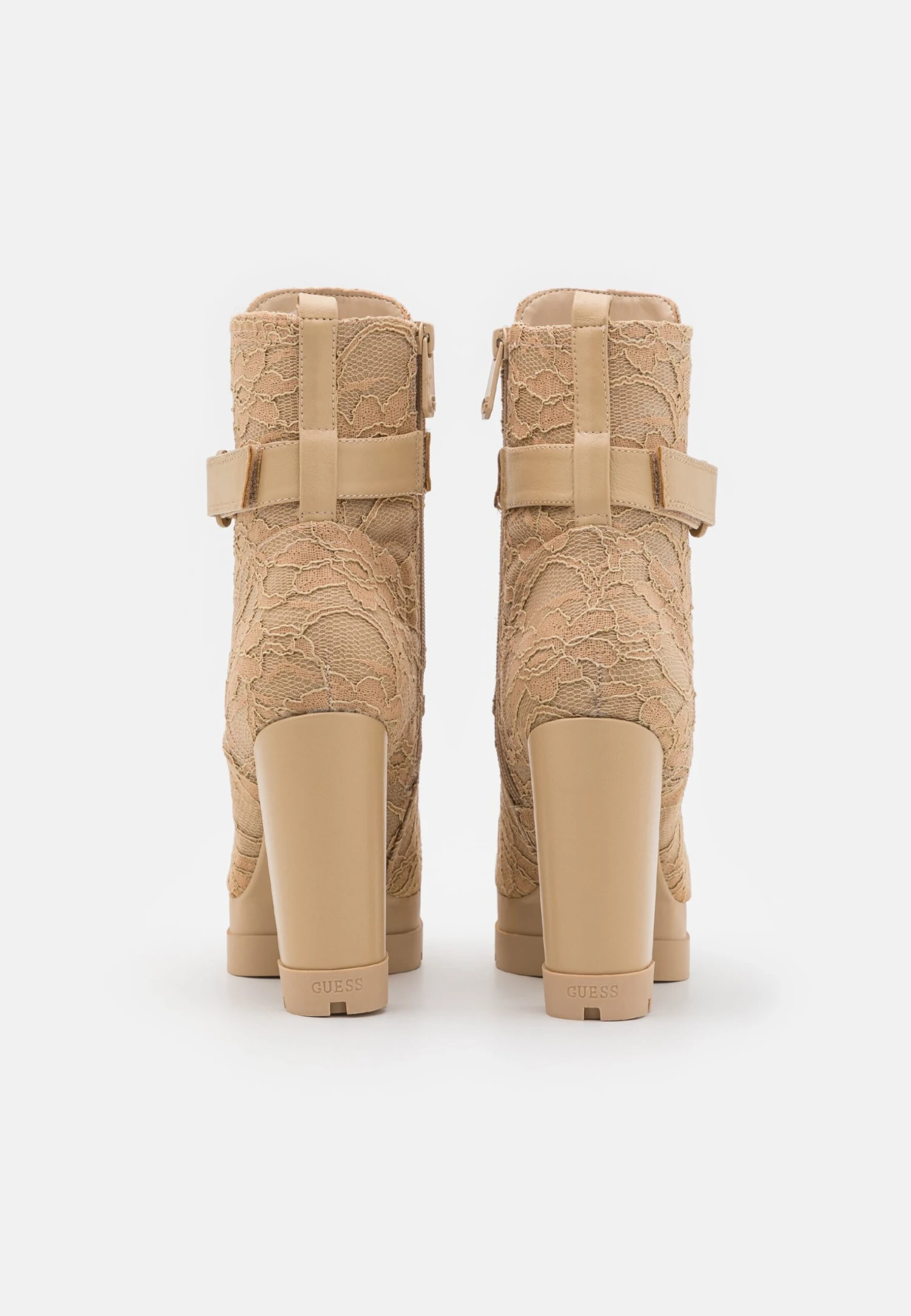 Guess Biola - Bottines À Lacets - Beige 5 Guess Biola - Bottines À Lacets - Beige – Image 3