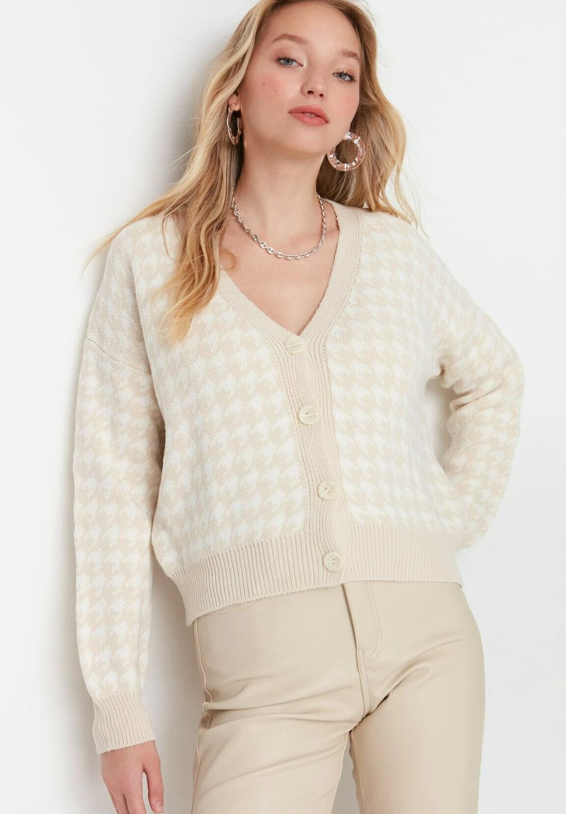 Trendyol Gilet - Beige 6 Trendyol Gilet - Beige – Image 4