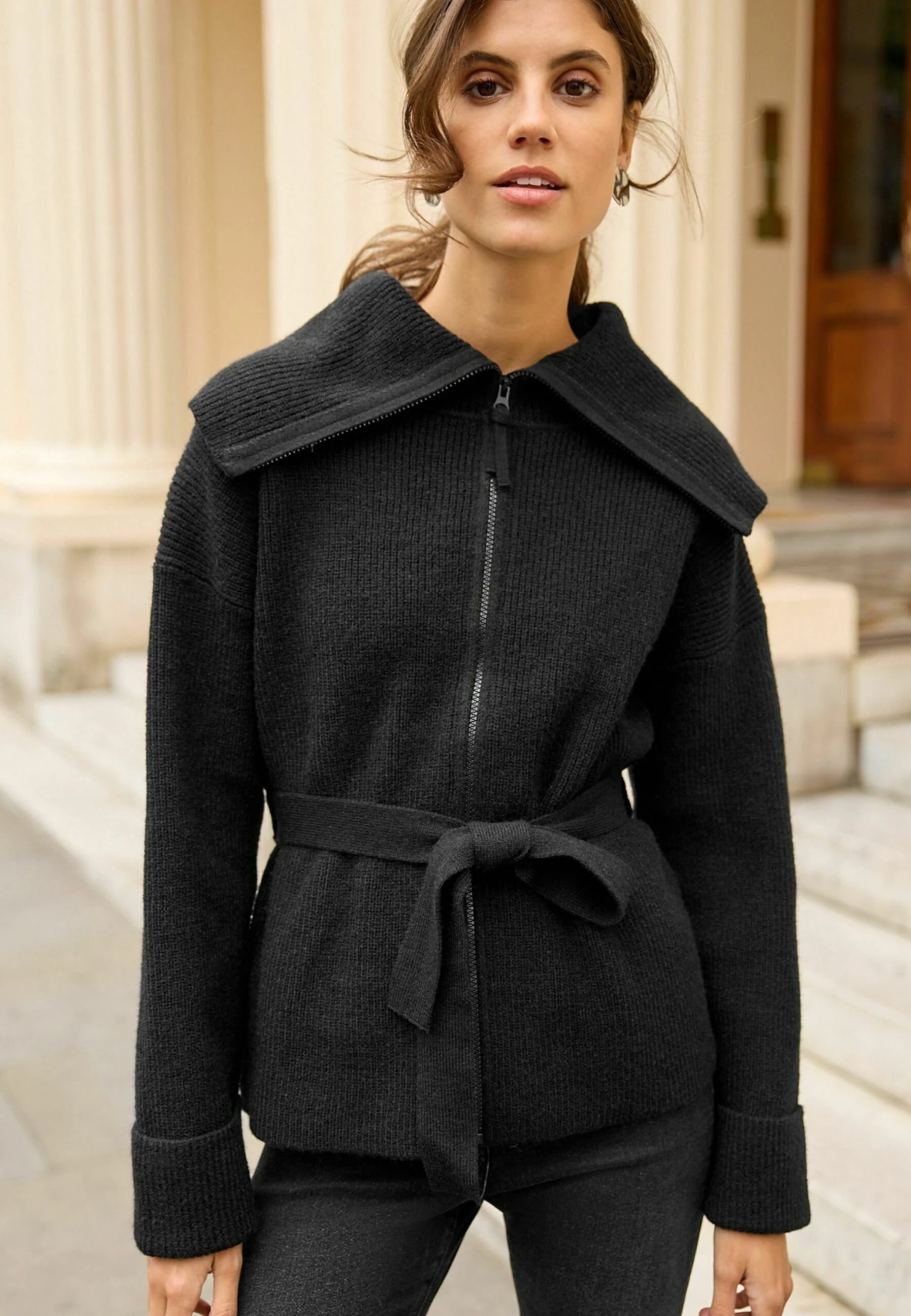 Next Zip Belted Standard - Gilet - Black 3 Next Zip Belted Standard - Gilet - Black