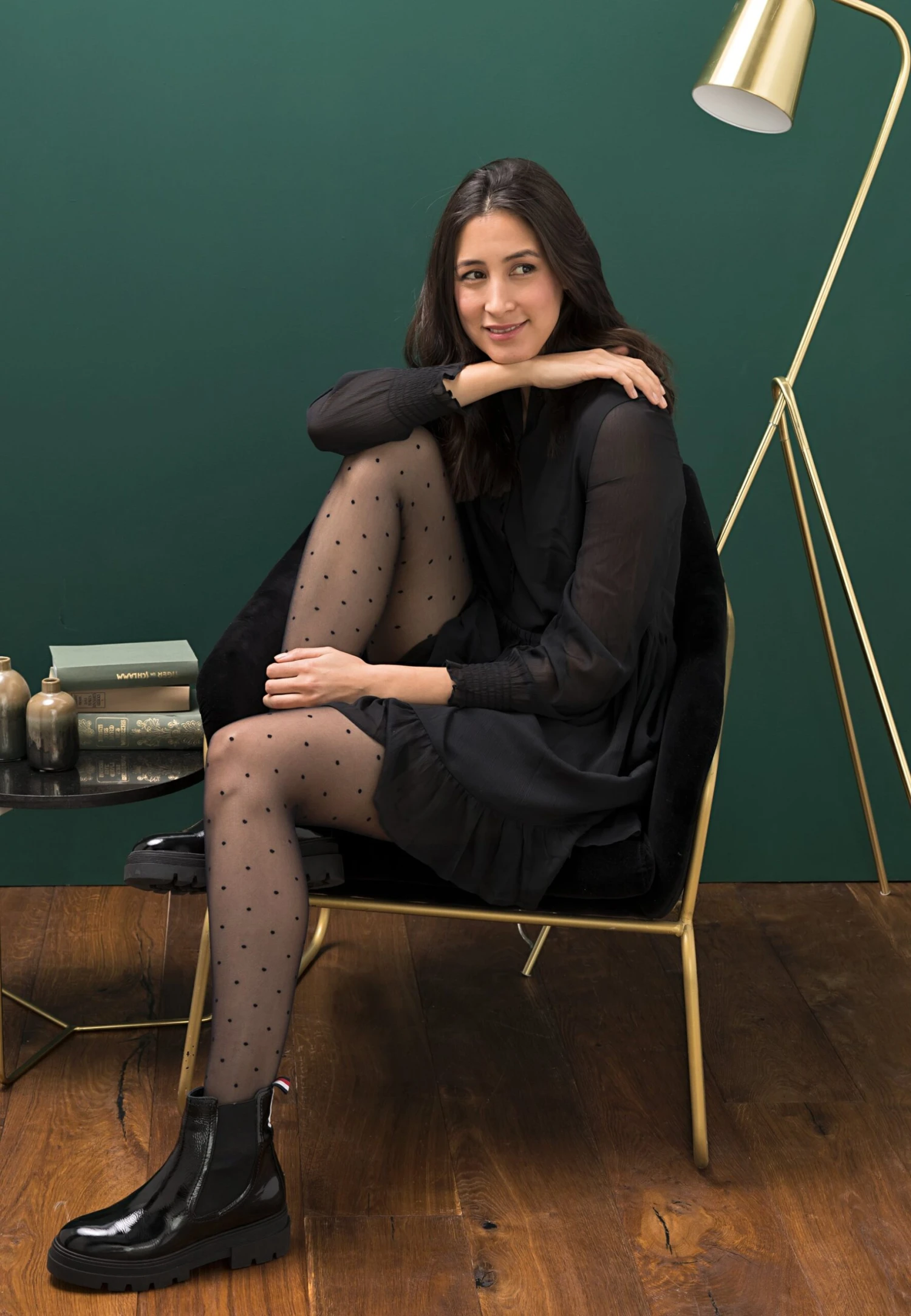 Falke Dot 15 Denier Ultra-Transparent Matt - Collants - Dunkelblau 7 Falke Dot 15 Denier Ultra-Transparent Matt - Collants - Dunkelblau – Image 5