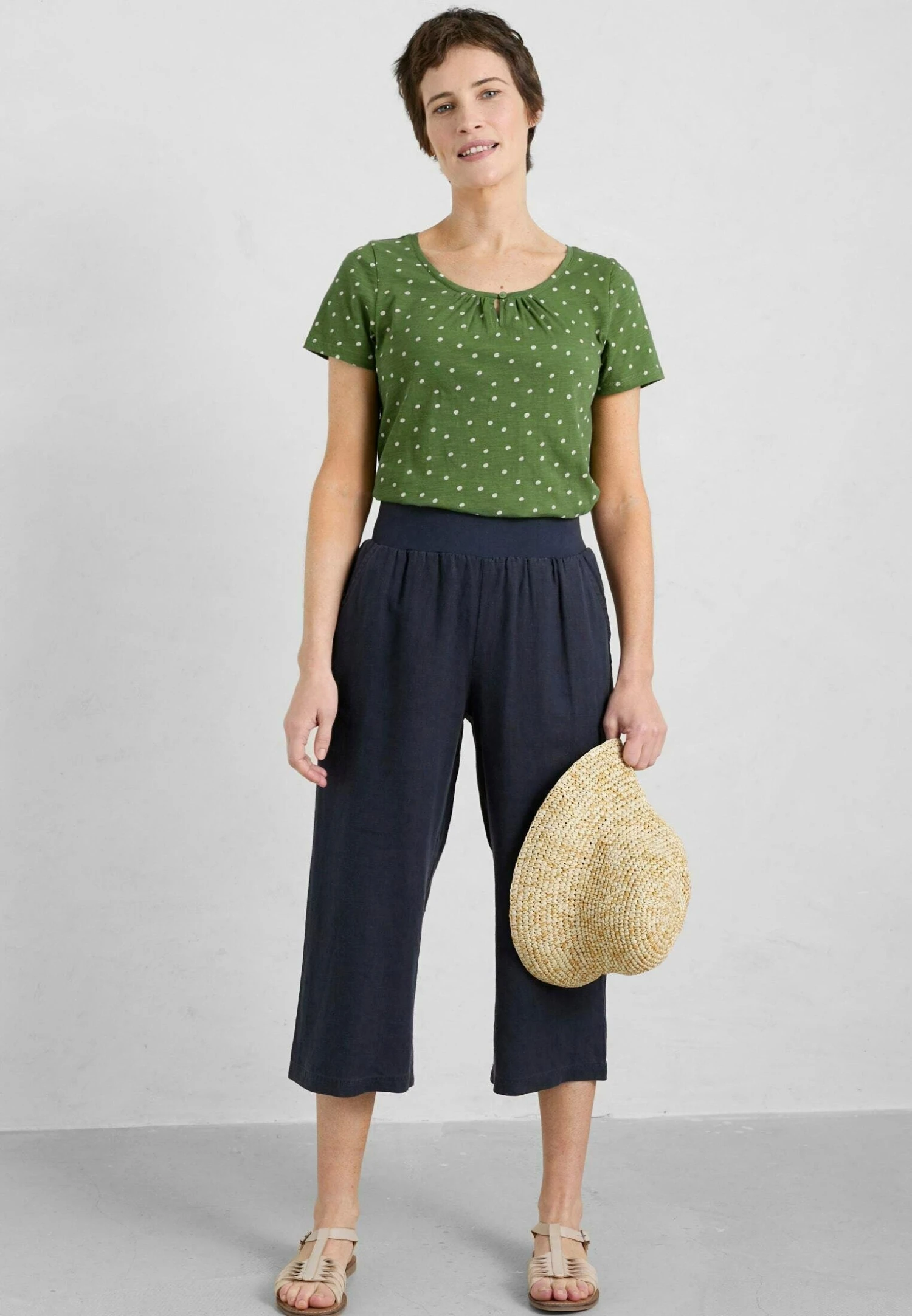 Lunar Light Crops - Pantalon Classique - Maritime 4 Lunar Light Crops - Pantalon Classique - Maritime – Image 2