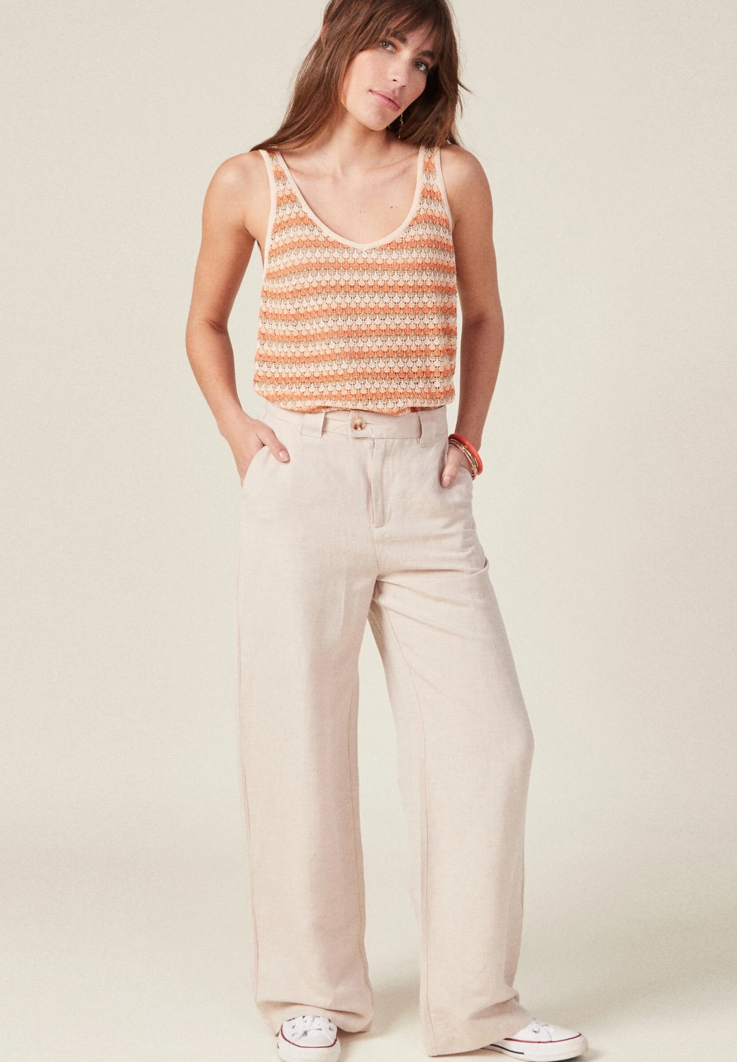 Tank Mit Trägern - Débardeur - Orange Corail 3 Tank Mit Trägern - Débardeur - Orange Corail